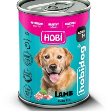 Hobidog Kuzu Etli Köpek Konserve 400 g