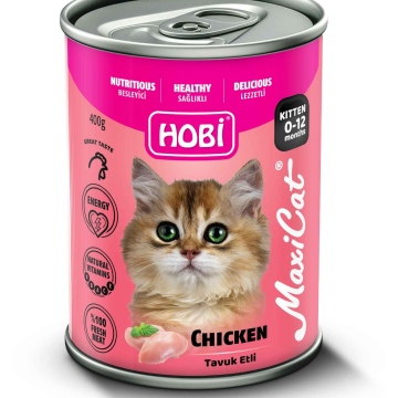Hobi Maxicat Tavuklu Kedi Konserve 400 g